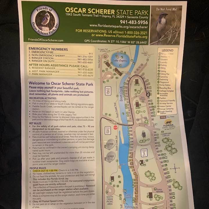 Oscar Scherer State Park Campground | Osprey, FL