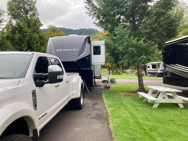 MickandKarla W.'s photo of rv camping at Casey's Riverside RV resort near Cottage Grove, OR