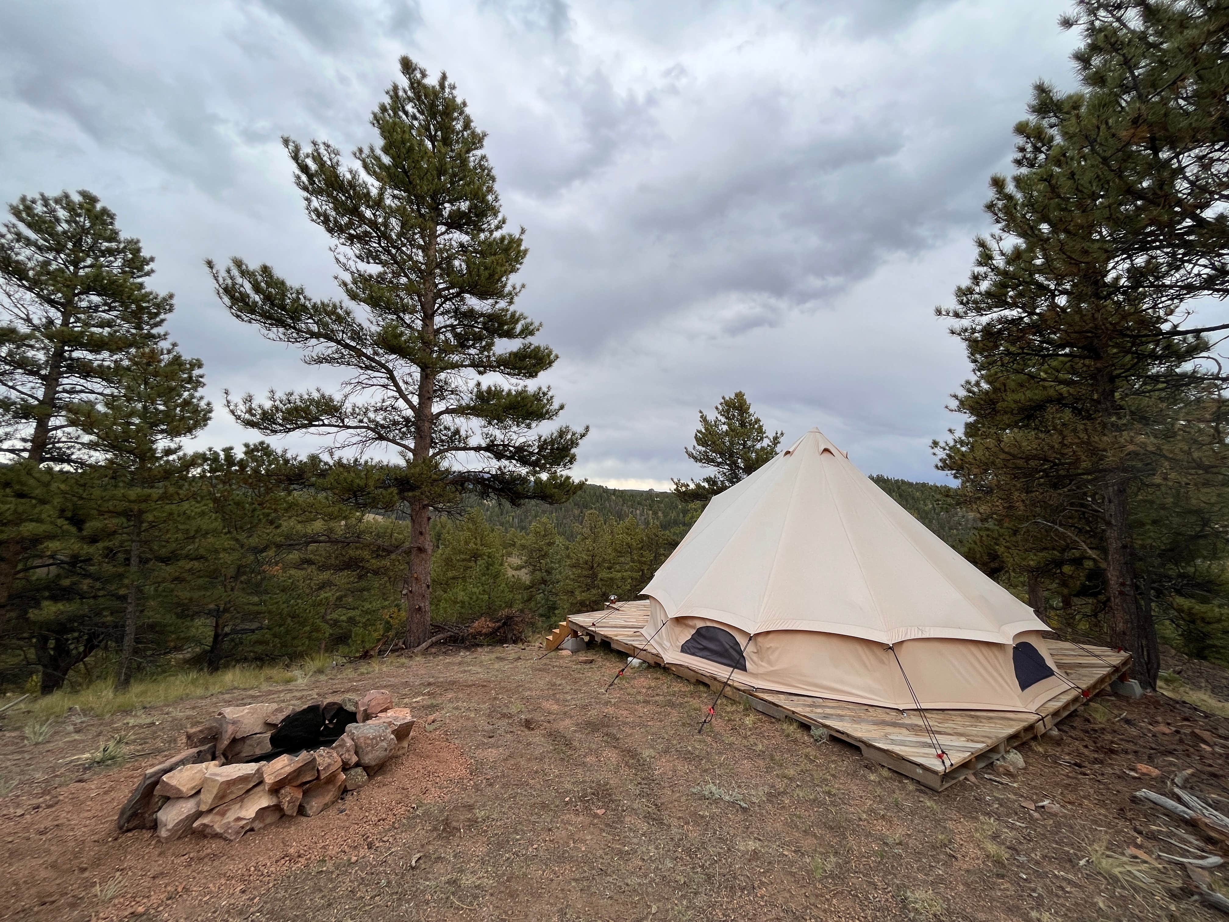 Matthew N.'s photo of tent camping at Mydnyt Mountain near Buffalo Creek, CO