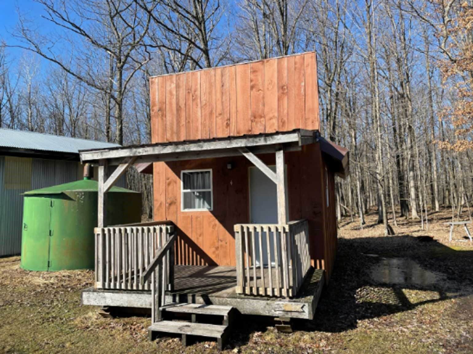 The Dyrt's photo of a cabin at Wedges Creek Hideaway near Augusta, WI