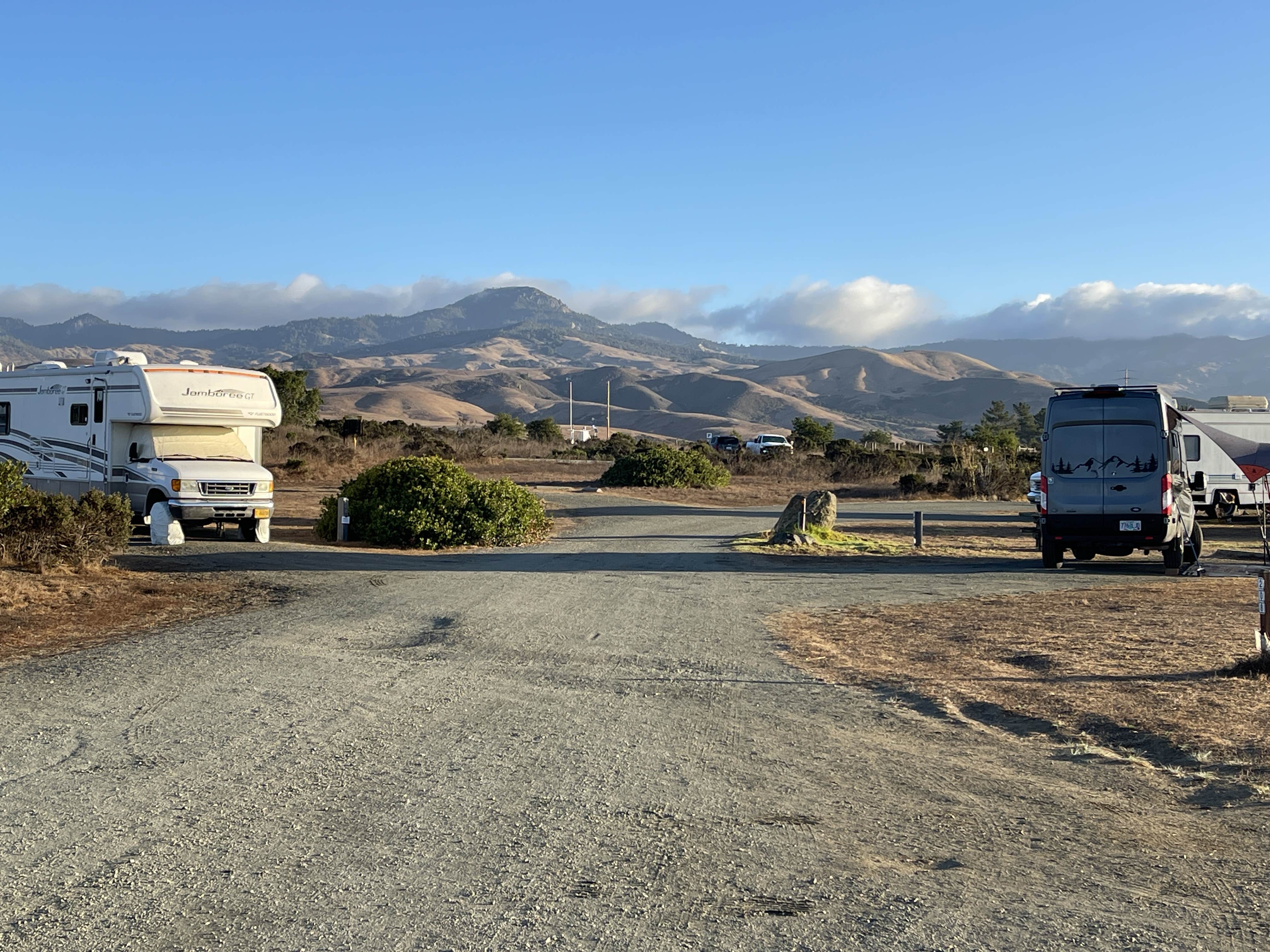 Lee D.'s photo of rv camping at San Simeon Creek Campground — Hearst San Simeon State Park near San Lucas, CA