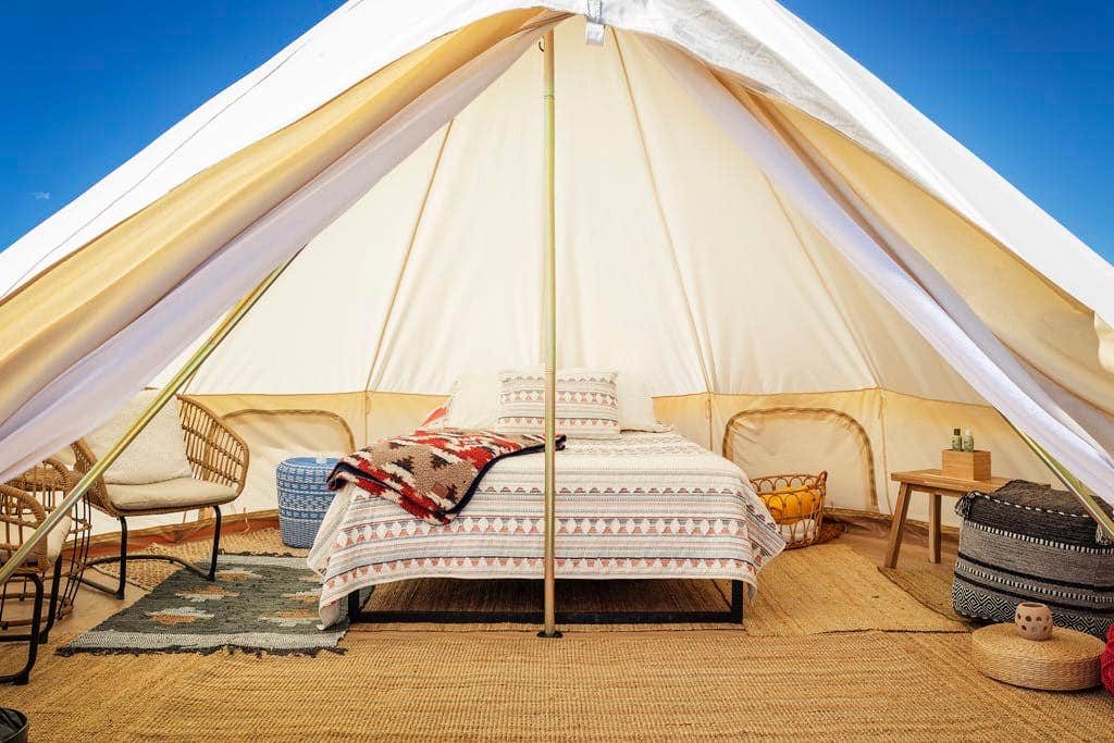 The Dyrt's photo at Yurt Tent #3 with Cowboy Pool near Landers, CA