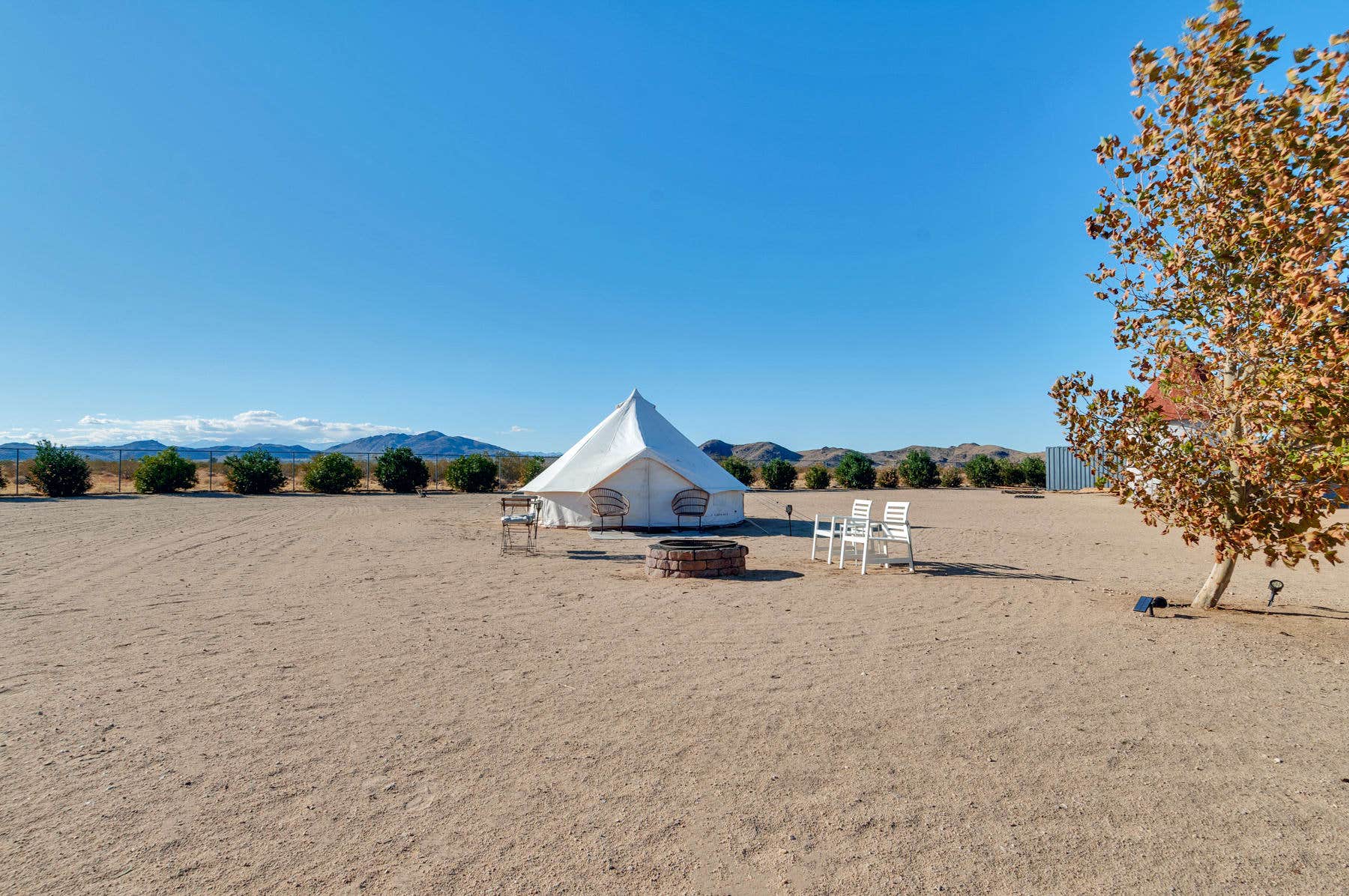 The Dyrt's photo at Yurt Tent #5 with Cowboy Pool near Pioneertown, CA