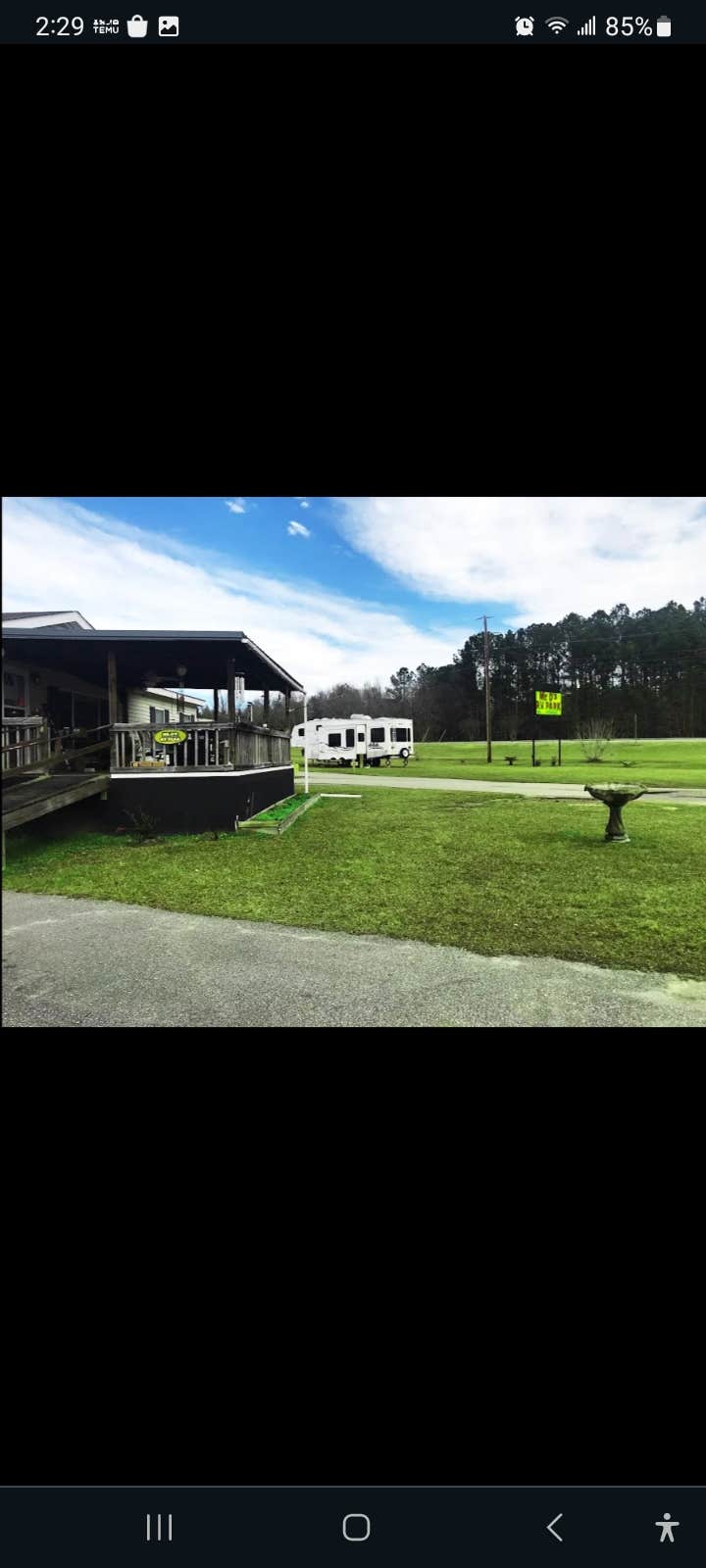 Camper-submitted photo at Mr D's RV Park near Clio, AL