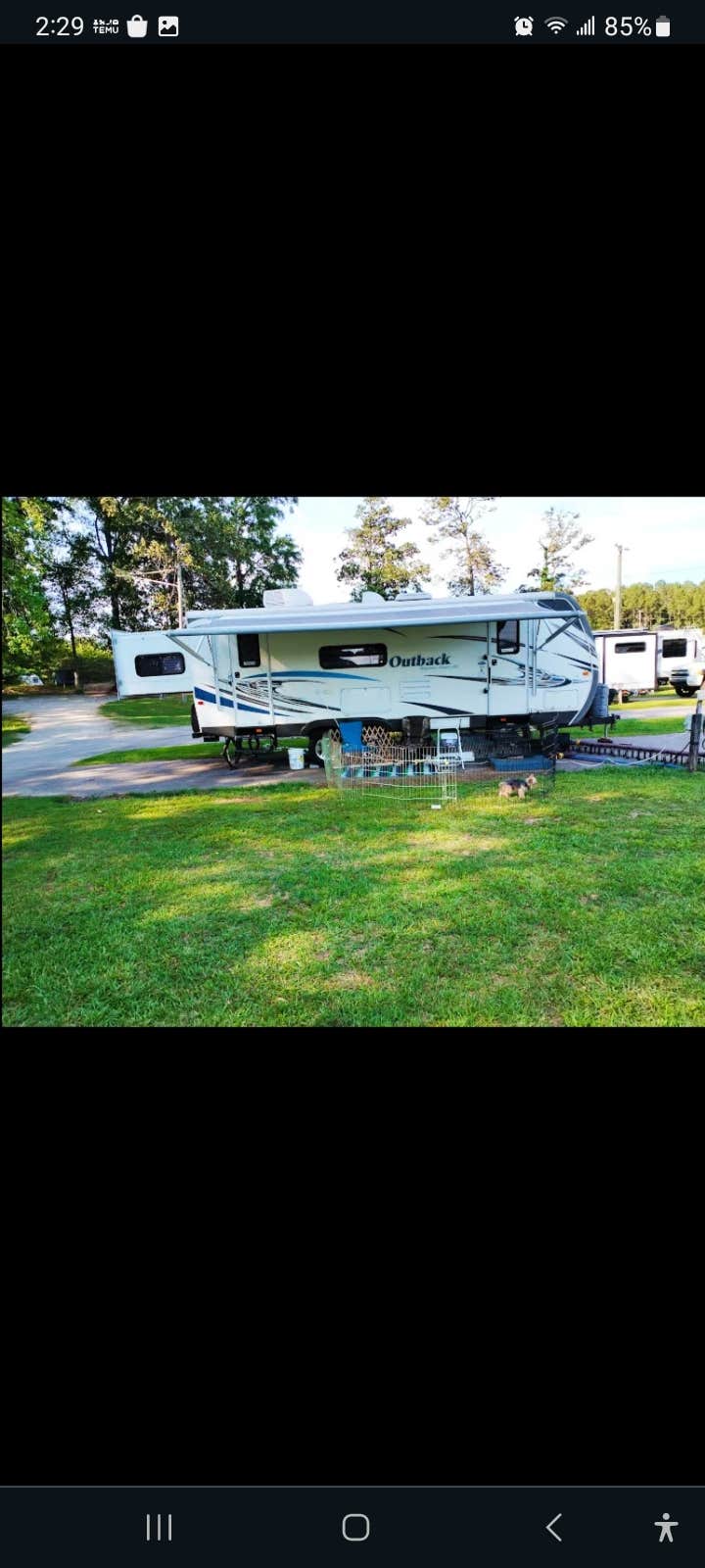 Taylor A.'s photo of rv camping at Mr D's RV Park near Clio, AL