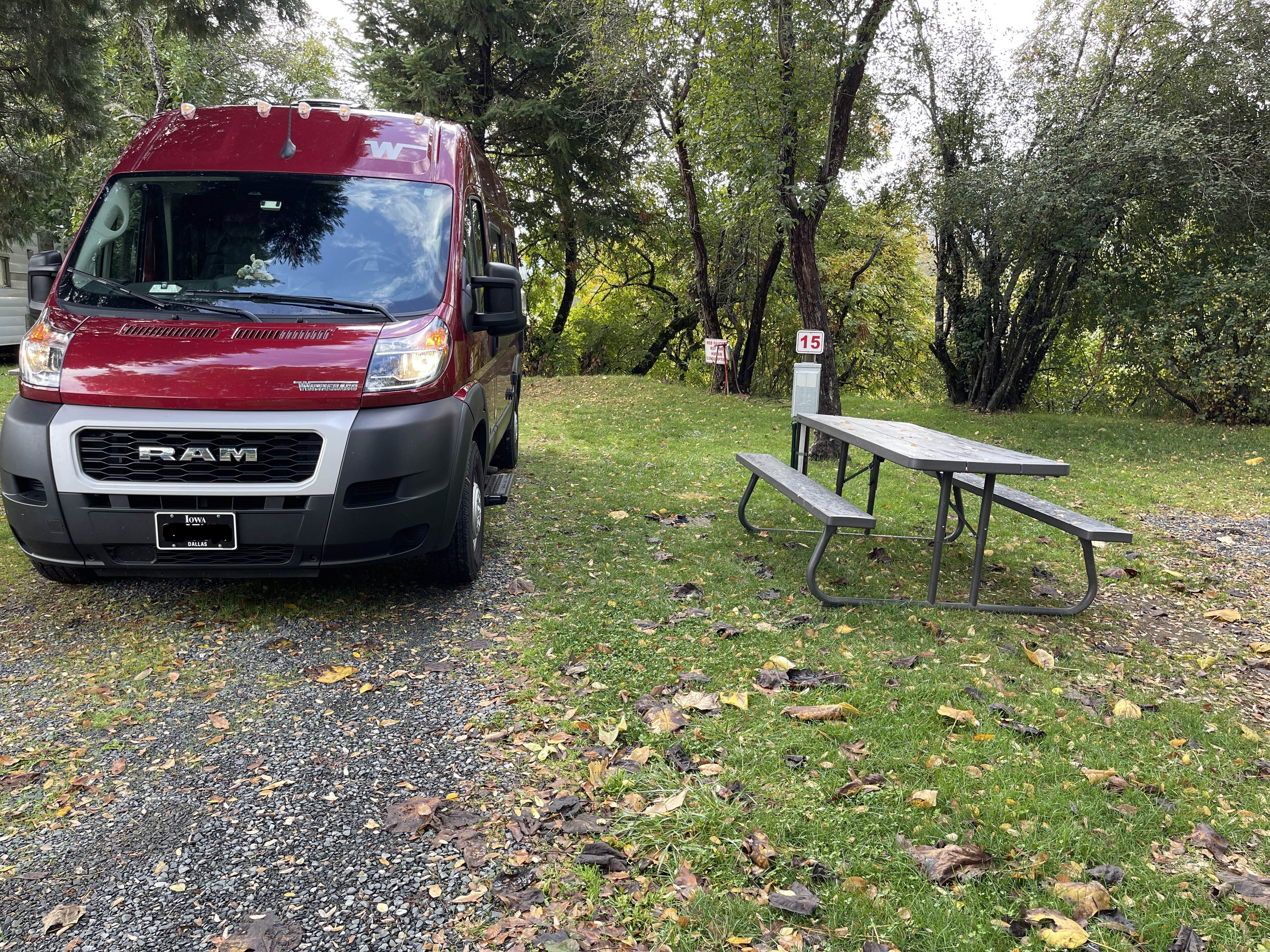Lee D.'s photo of rv camping at Laughing Alpaca Campground + RV Park near Cave Junction, OR