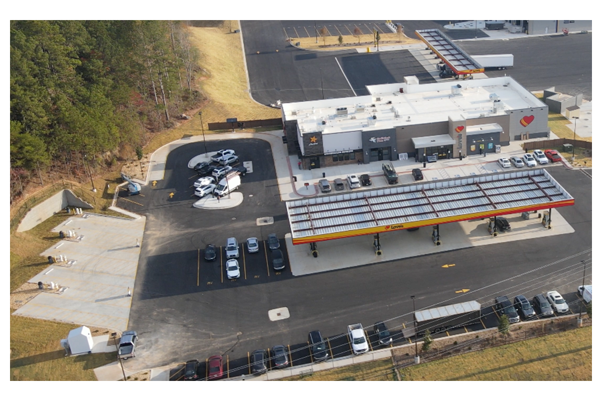 Camper-submitted photo at Love's RV Hookup-West Point GA 771 near Auburn, AL