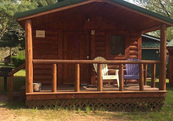 The Dyrt's photo of a cabin at River Bay Premier Camping Resort near Wild Rose, WI