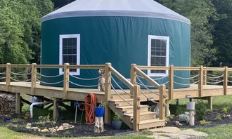 Camping near Possible Property: Magical Riverside Yurt w/hot tub, Woodlawn, Virginia