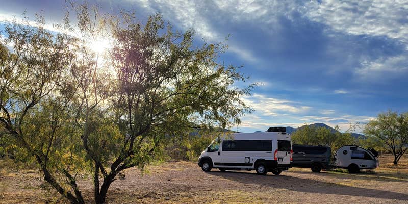 Camper submitted image from RV Parking at Third & Survey, Thombstone AZ