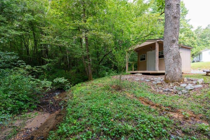 Janelle P.'s photo of a cabin at Boylston Creek RV Park & Cabins near Swannanoa, NC