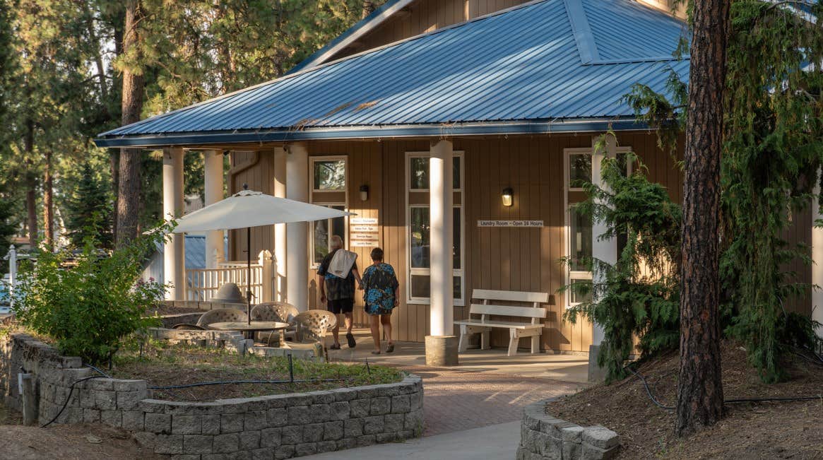 Camper-submitted photo at Ponderosa Falls RV Resort - KM Resorts near Davenport, WA