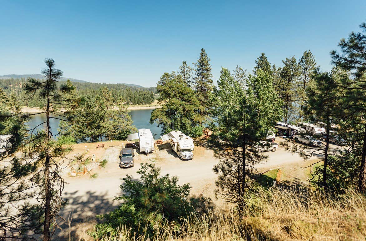 Camper-submitted photo at Old American Kampground - KM Resorts near Coolin, ID