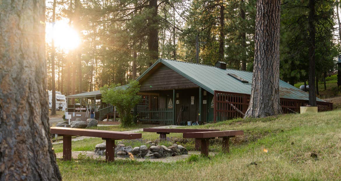 KM RESORTS's photo of a cabin at Old American Kampground - KM Resorts near Rathdrum, ID