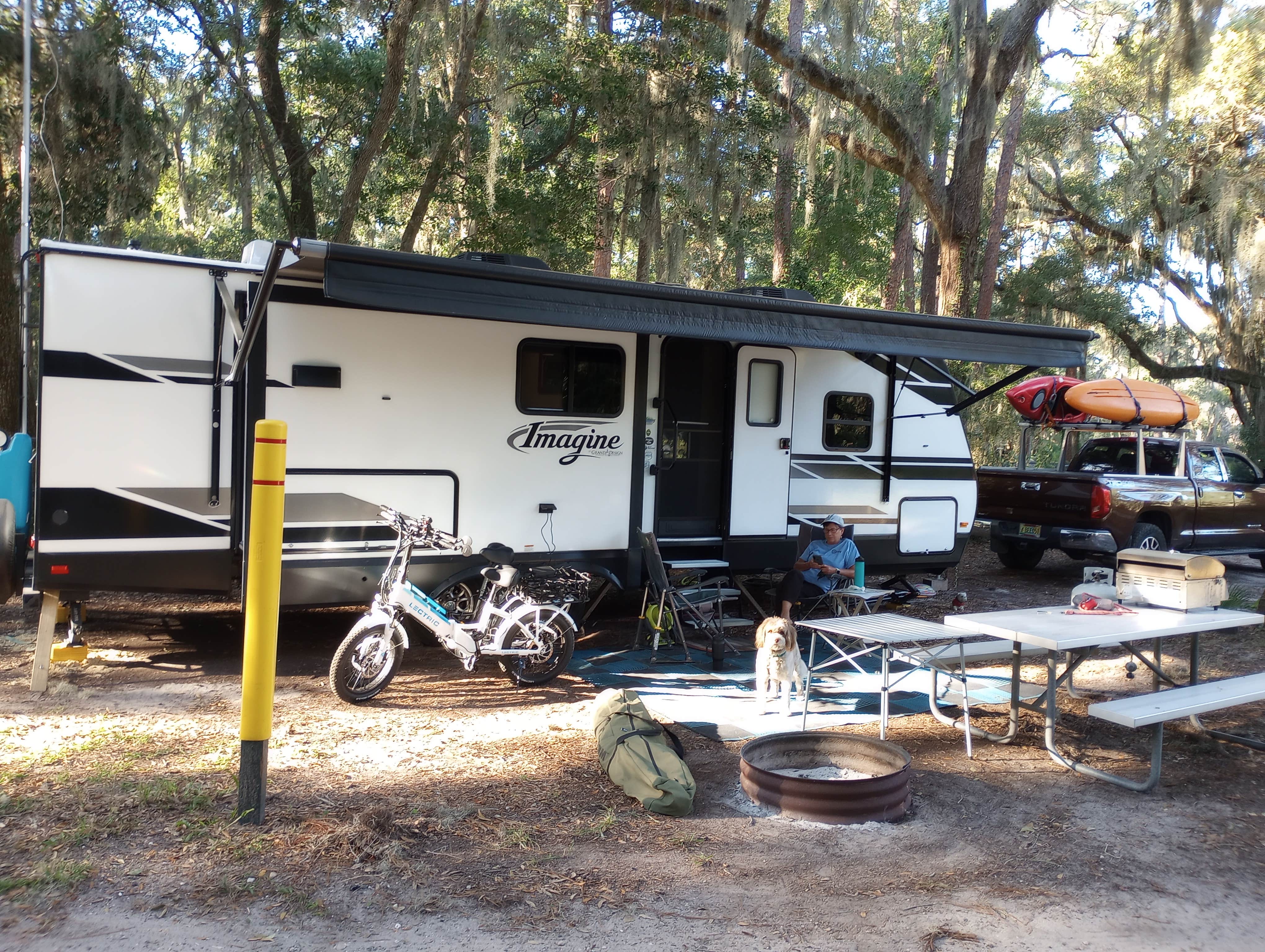 William N.'s photo of camping with pets at Jekyll Island Campground near Brunswick, GA