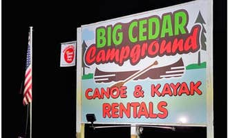 Camping near East Branch of Fox River State Forest Campground: Big Cedar Campground Kayak & Canoe Livery, Seney, Michigan