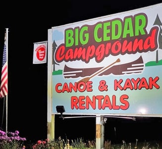 Camper-submitted photo from Big Cedar Campground Kayak & Canoe Livery