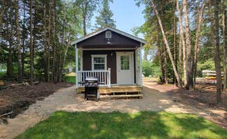 John Melissa J.'s photo of a cabin at Big Cedar Campground Kayak & Canoe Livery near Au Train, MI
