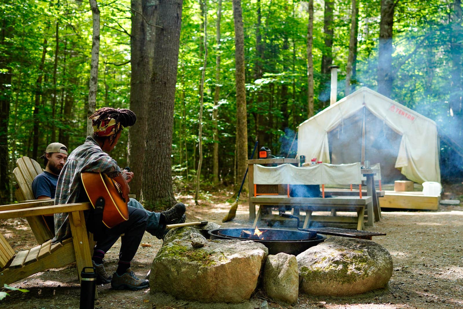 The Dyrt's photo at Tentrr State Park Site - Maine Bradbury State Park - Site 2 - Single Camp near Cumberland Center, ME