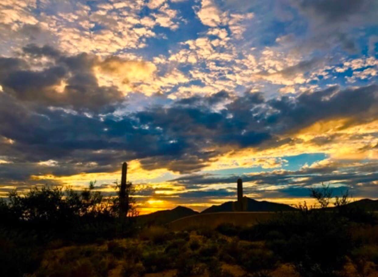 Audrey R.'s photo of a dispersed camping area at Bartlett Reservoir near Carefree, AZ