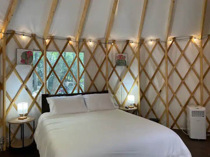 The Dyrt's photo of glamping accommodations at Pala Chino Yurt near Nantahala National Forest