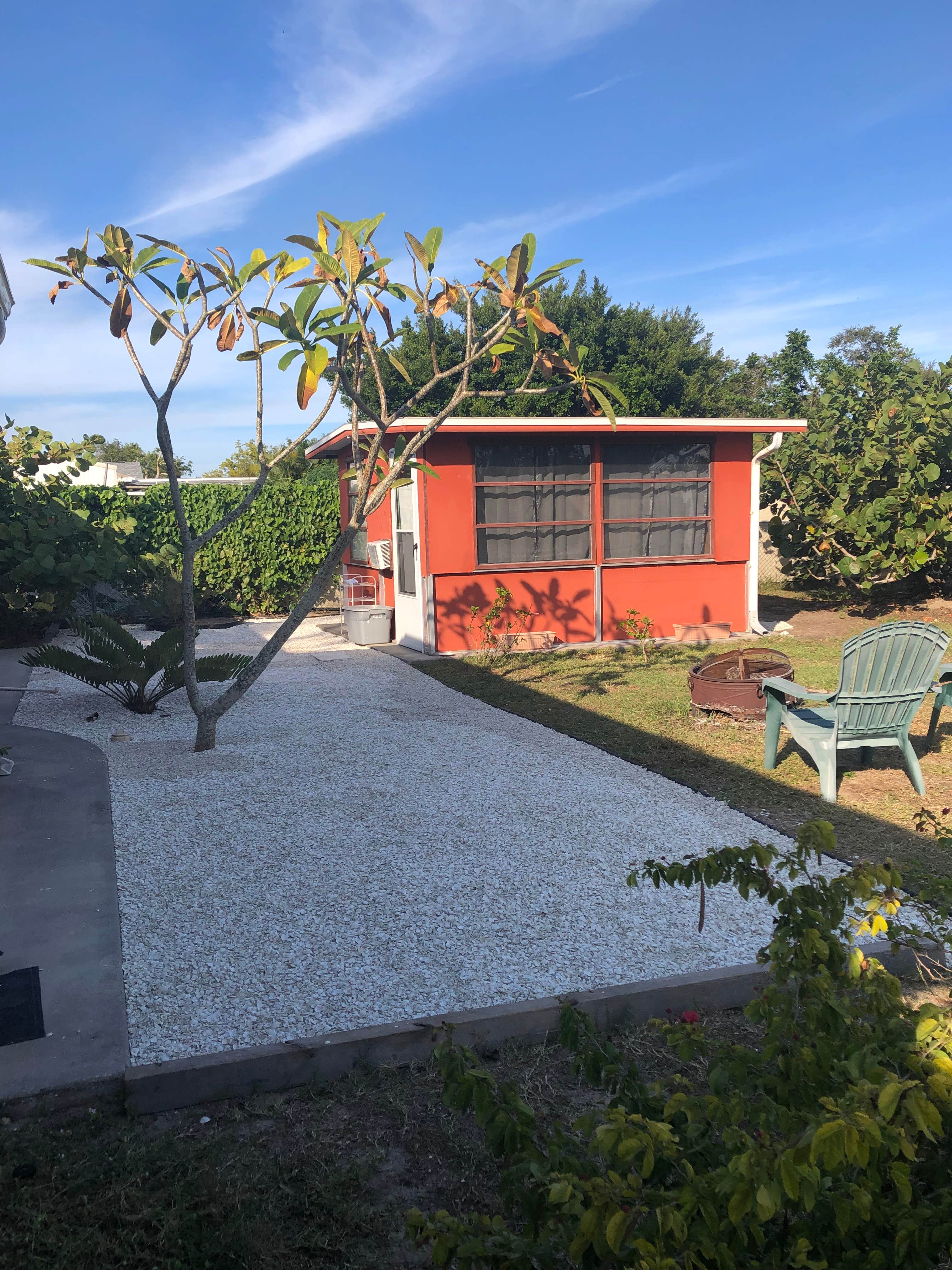 Camper-submitted photo at Cozy Little Glamping Shack near Nokomis, FL