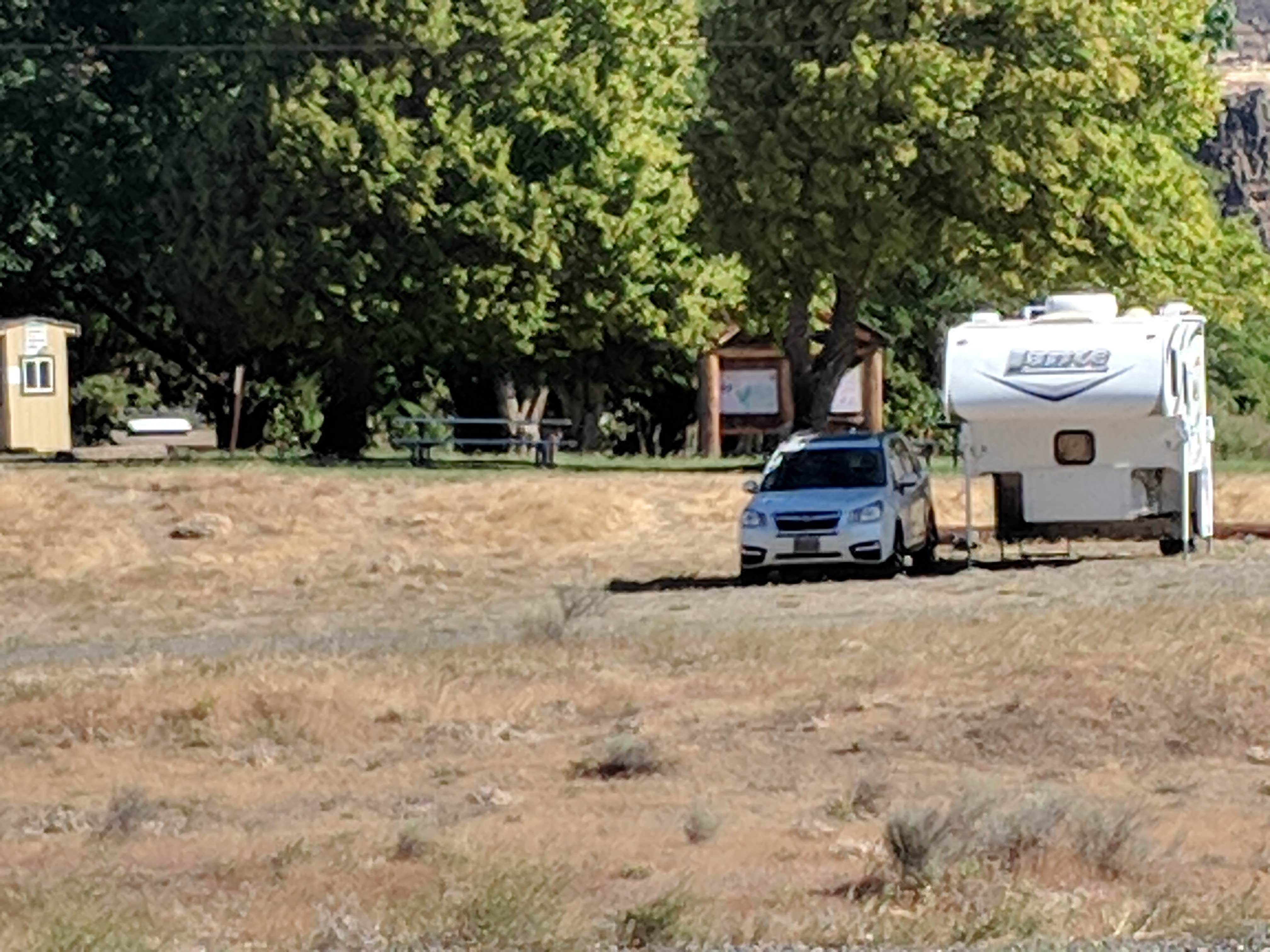 Mary C.'s photo of rv camping at Columbia Hills Historical State Park Campground near Moro, OR