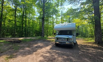 Camping near Fredricks: Lake Perrault, Toivola, Michigan
