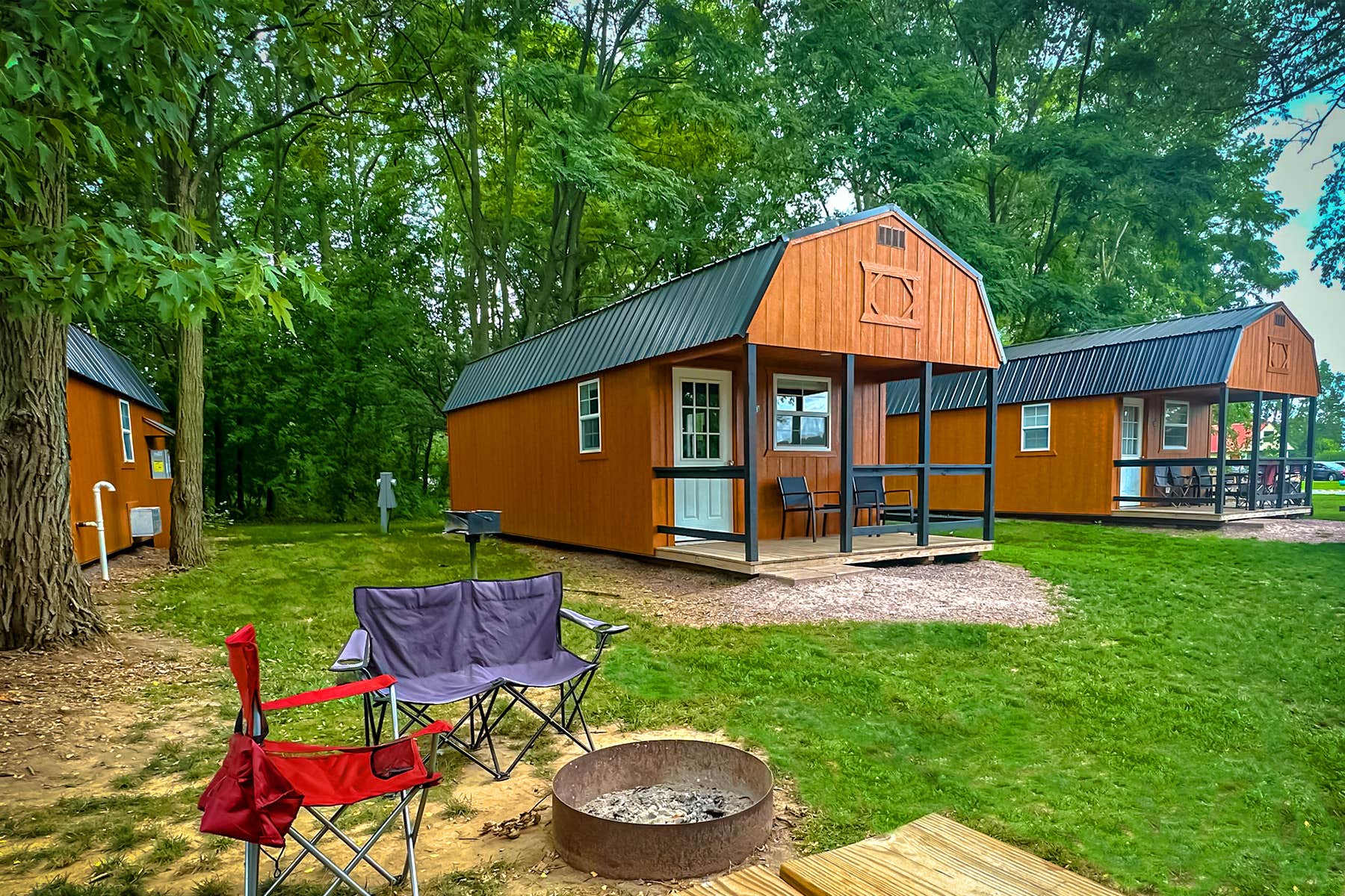 LEAANN's photo of a cabin at Skillet Creek Campground near Lake Delton, WI