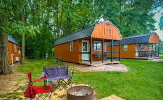 LEAANN's photo of a cabin at Skillet Creek Campground near Lake Mills, WI