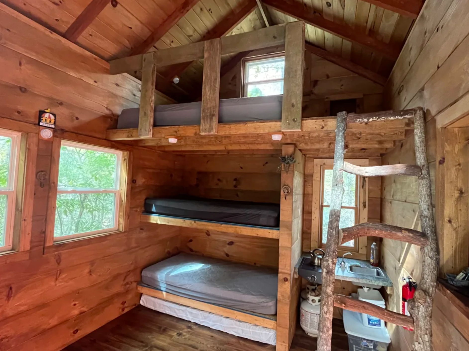 Camper-submitted photo at Three Falls Treehouse near Murrayville, GA