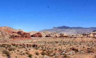 Camping near Pierce Ferry Rd Dispersed — Lake Mead National Recreation Area: BLM Whitney Pockets - Falling Man Camp, Bunkerville, Nevada