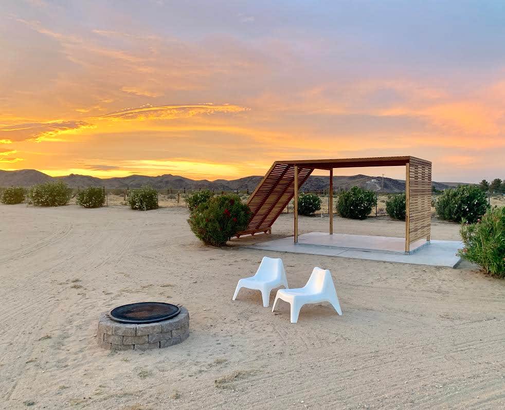 Camping near The Desert Dome: The Castle House Campsites, Yucca Valley, California