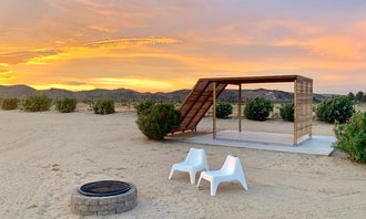 Camping near Electric Yurt with Cowboy Pool: The Castle House Campsites, Joshua Tree, California