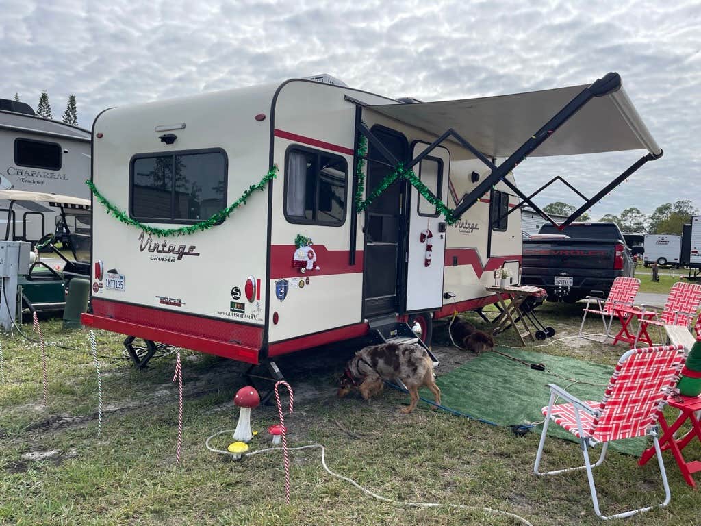 Karen S.'s photo of camping with pets at Encore Sherwood Forest near Windermere, FL