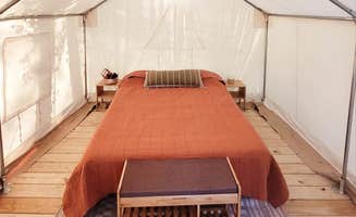 Mirna S.'s photo of glamping accommodations at Stones River Getaway near Chapel Hill, TN