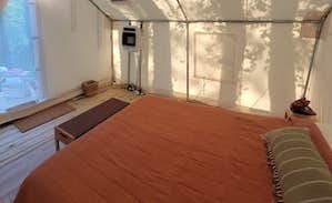 Mirna S.'s photo of glamping accommodations at Stones River Getaway near Estill Springs, TN