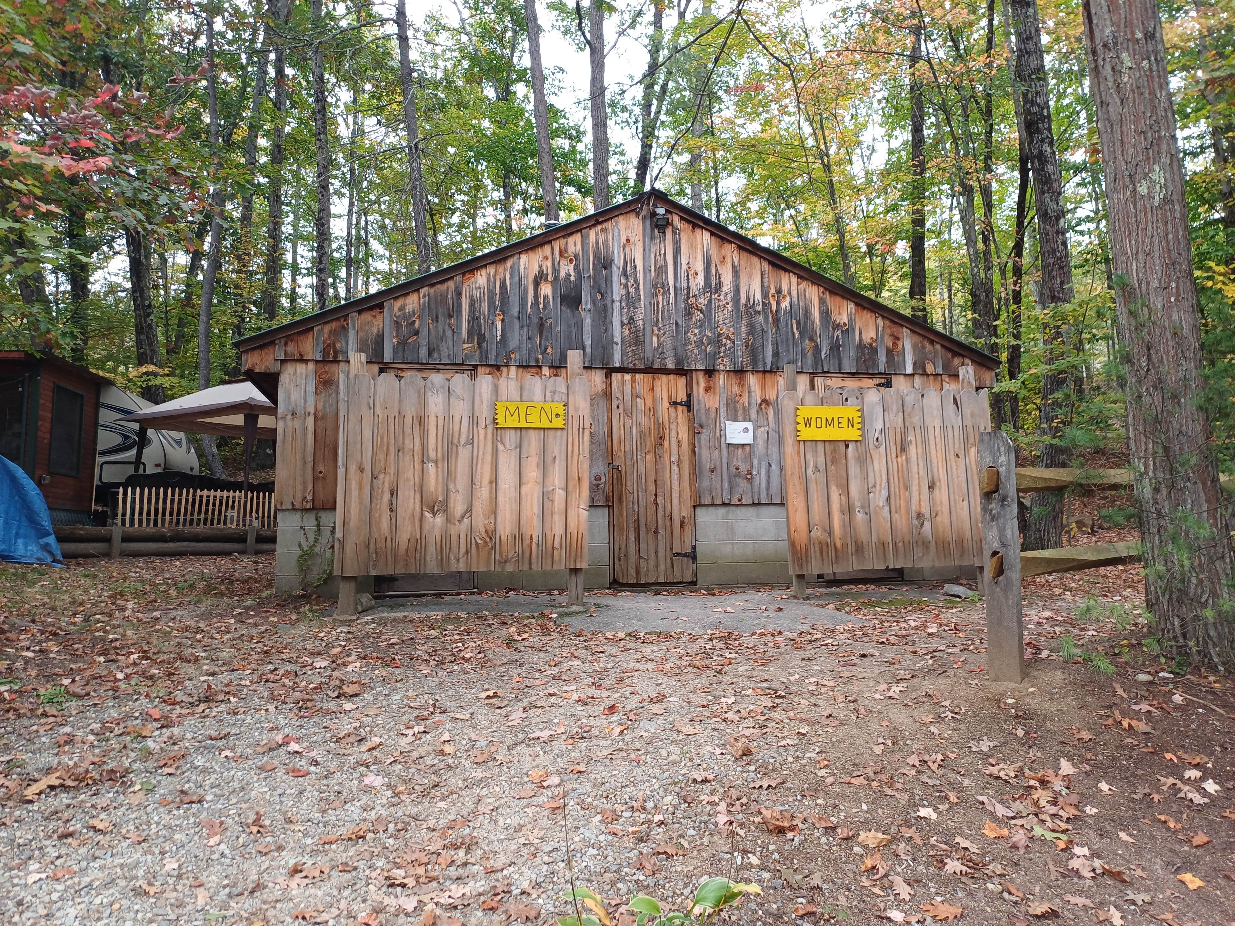 Laura M.'s photo of a cabin at Keyser Pond Campground near Sanbornton, NH