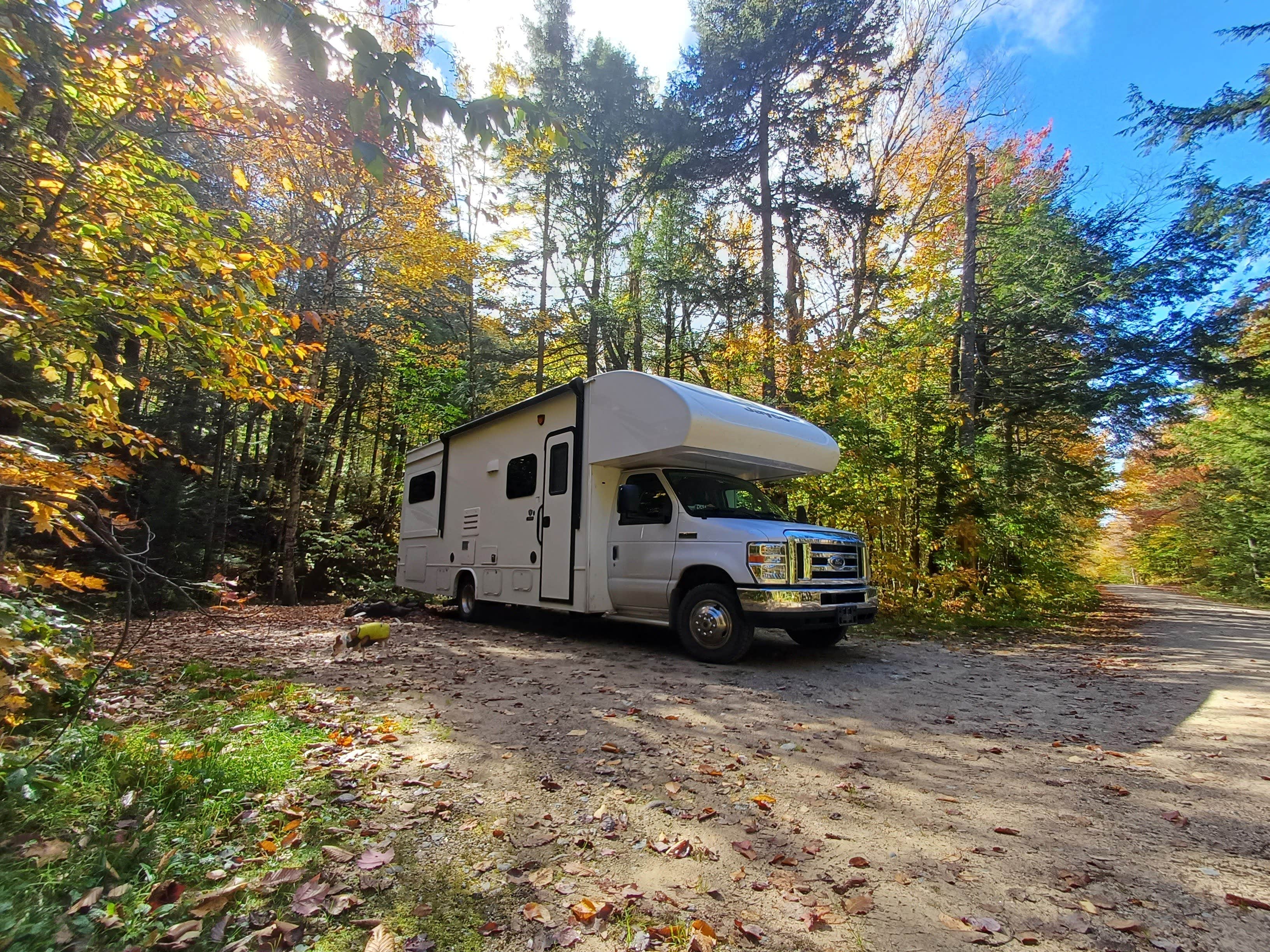 Laura M.'s photo of rv camping at Town Hall Road Dispersed near Fryeburg, ME