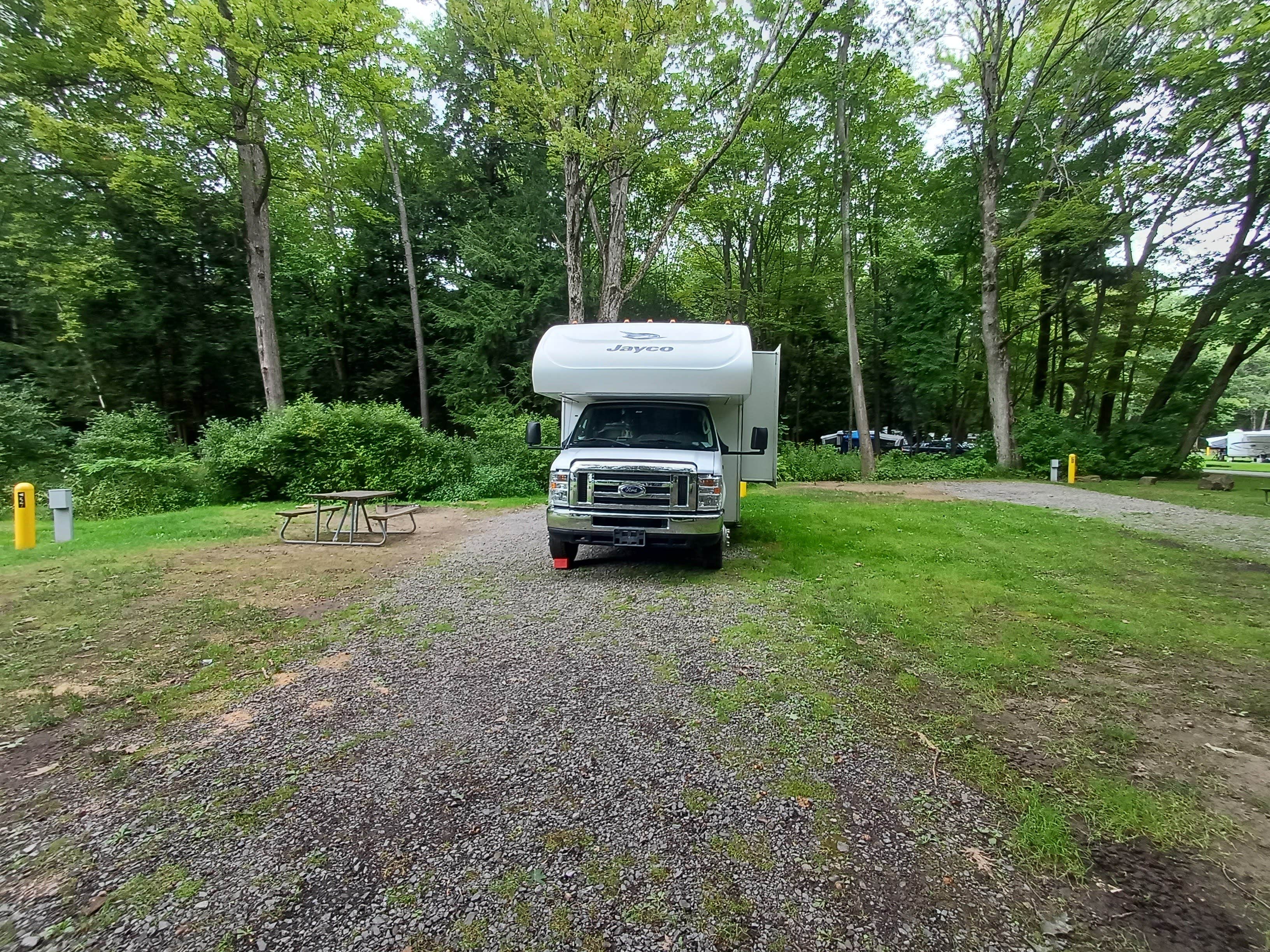 Laura M.'s photo of rv camping at Selkirk Shores State Park Campground near Sackets Harbor, NY