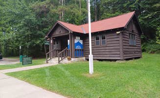 Laura M.'s photo of a cabin at Selkirk Shores State Park Campground near Altmar, NY