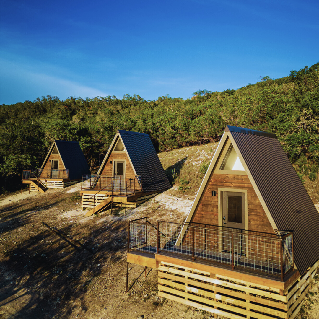 Sarah R.'s photo of a cabin at The Charmadillo near Helotes, TX