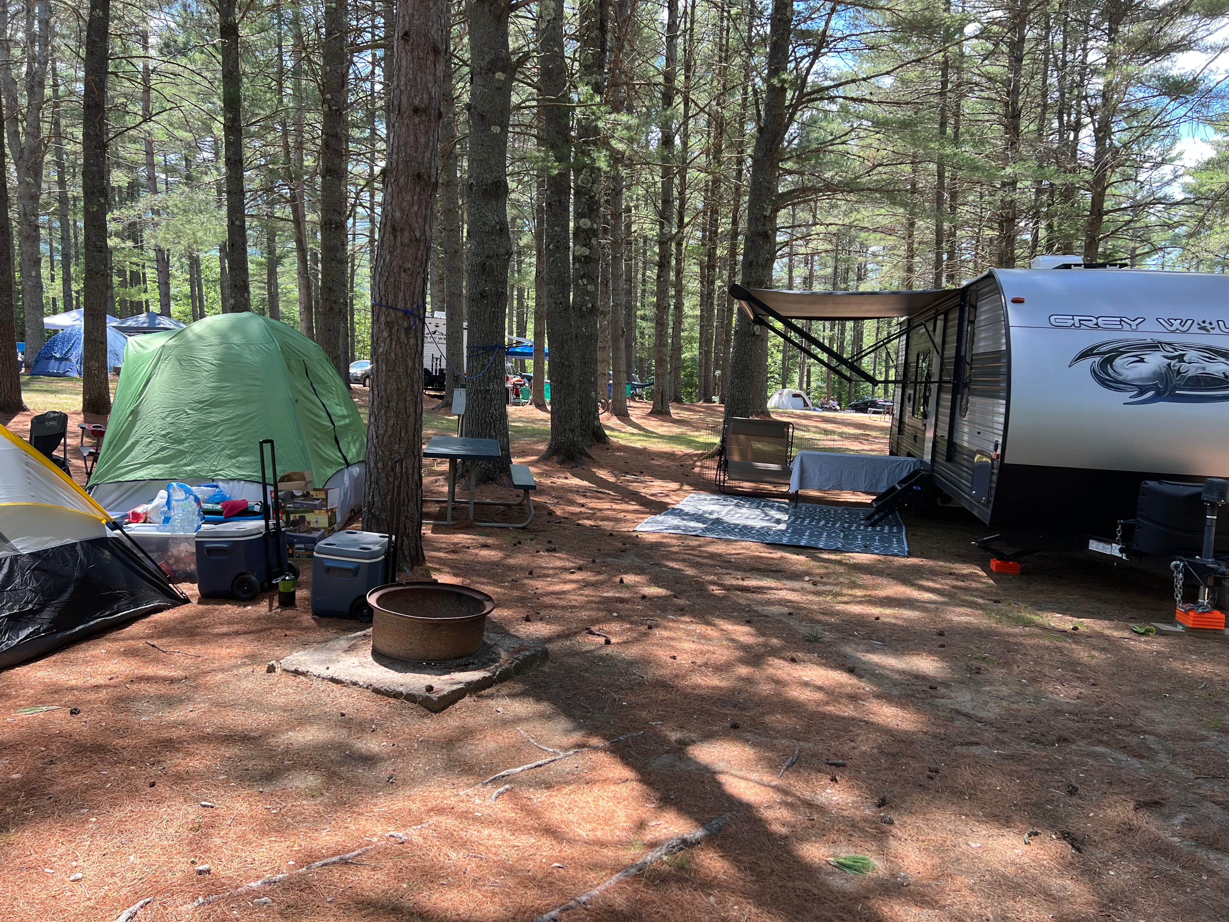 Camping near Stony Brook Recreation and Campground: Pleasant River Campground, West Bethel, Maine