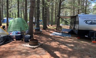 Camping near Crocker Pond: Pleasant River Campground, West Bethel, Maine