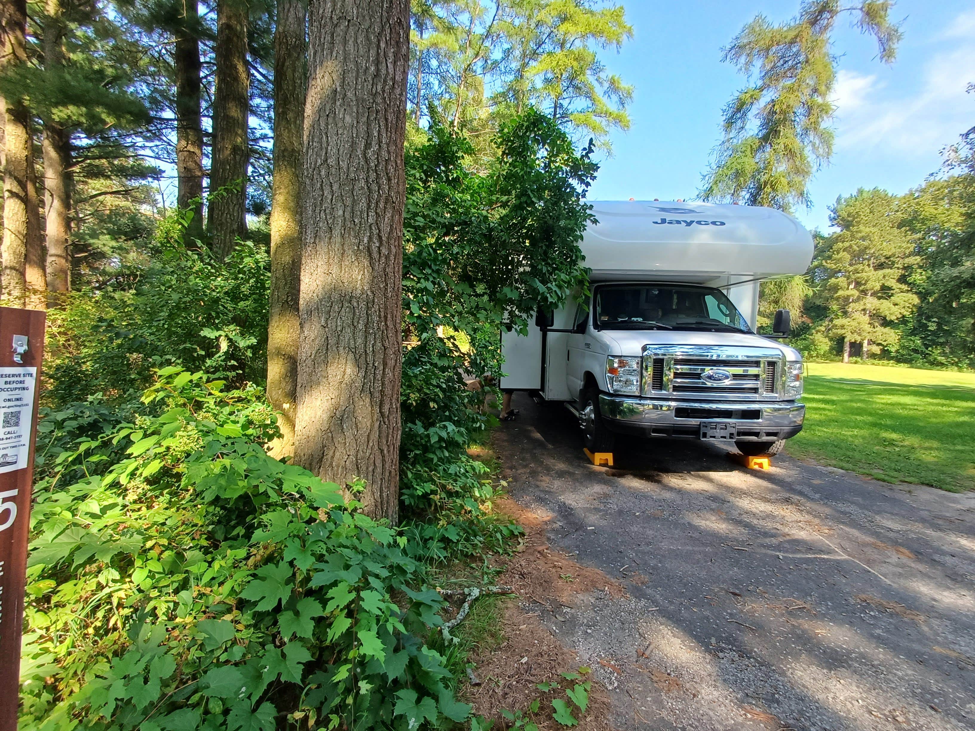Laura M.'s photo of rv camping at Kohler-Andrae State Park near Malone, WI