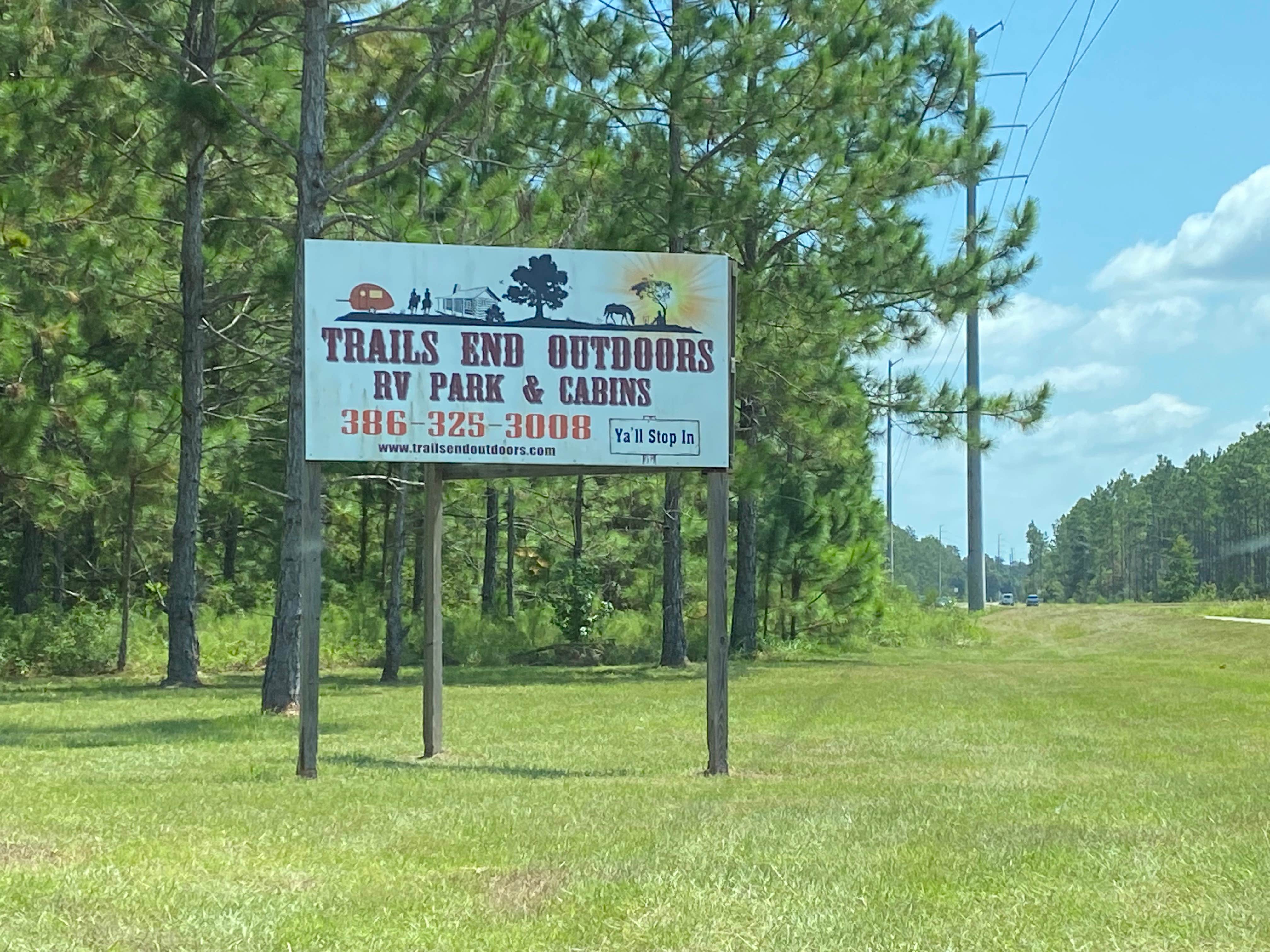 Camper-submitted photo at Trails End Outdoors RV Park & Cabins near Orange Park, FL