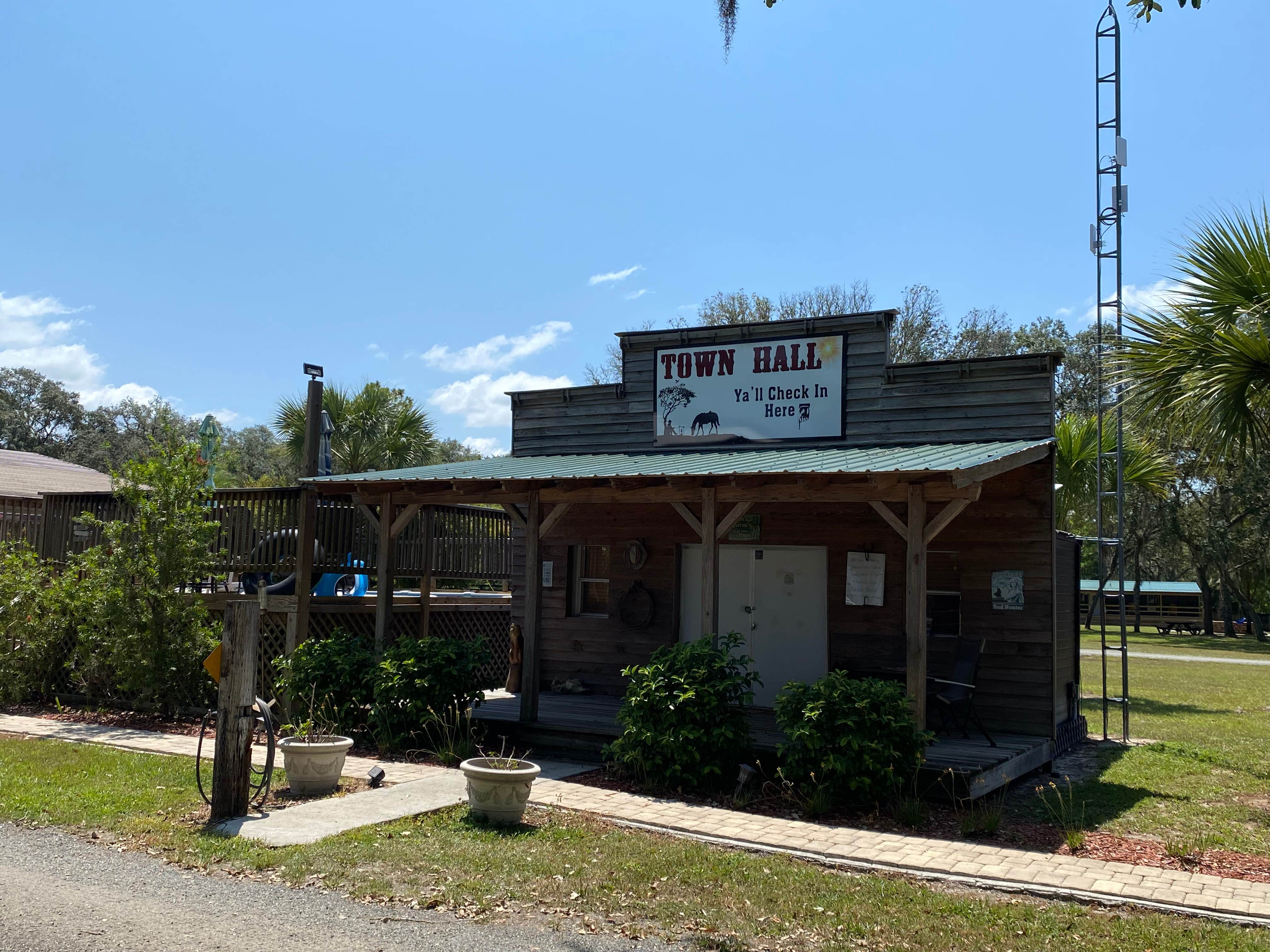 Stuart K.&#x27;s photo of camping with a horse at Trails End Outdoors RV Park &amp; Cabins near Bunnell, FL