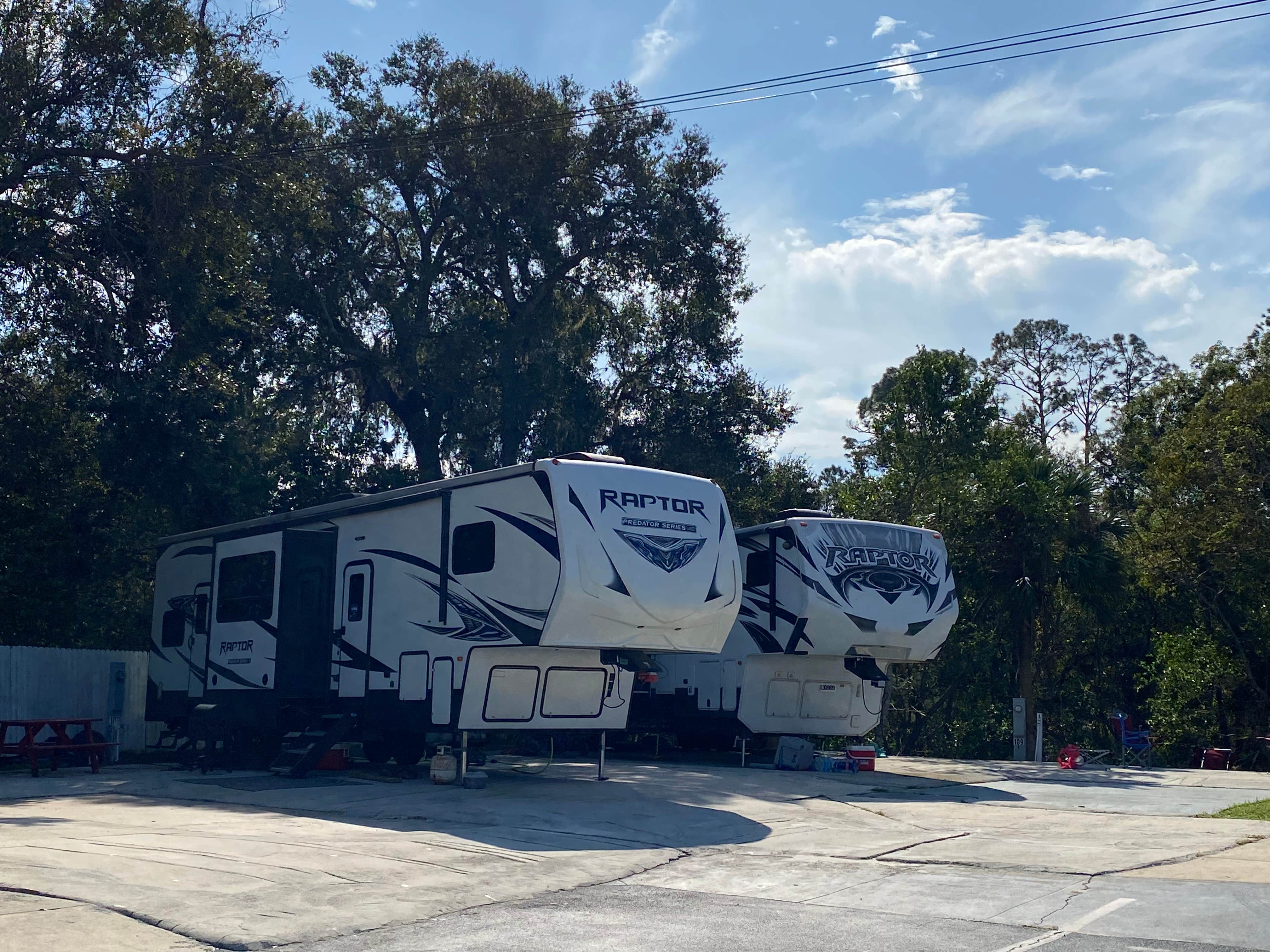 Stuart K.'s photo of rv camping at Harris Village RV Park near Flagler Beach, FL