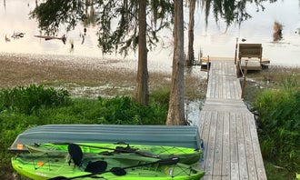 Camping near Blue Spring Recreation Area: Private Deer Point Lake Front RV Pad, Panama City, Florida