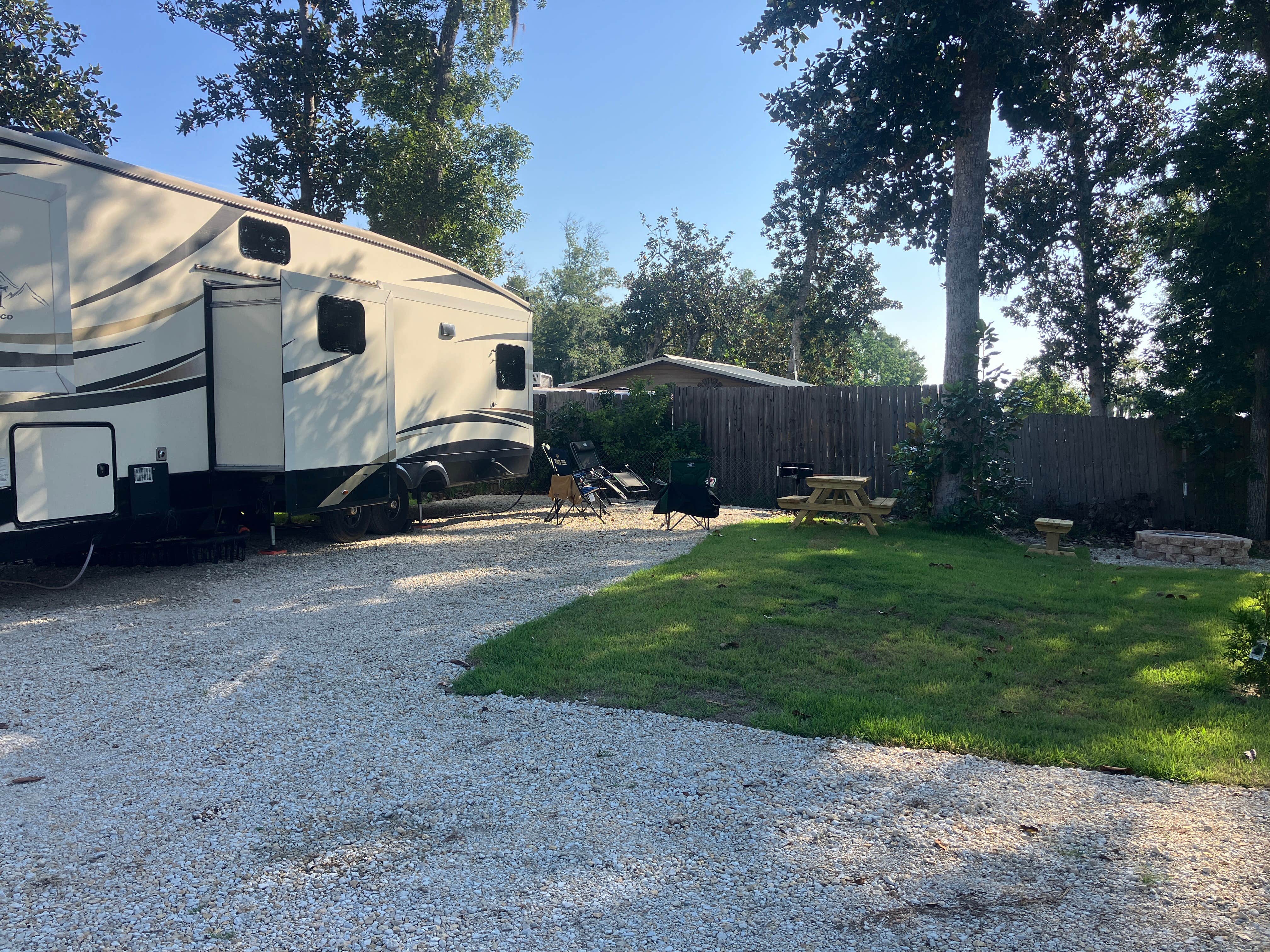 Dillon D.'s photo of rv camping at Private Deer Point Lake Front RV Pad near Altha, FL